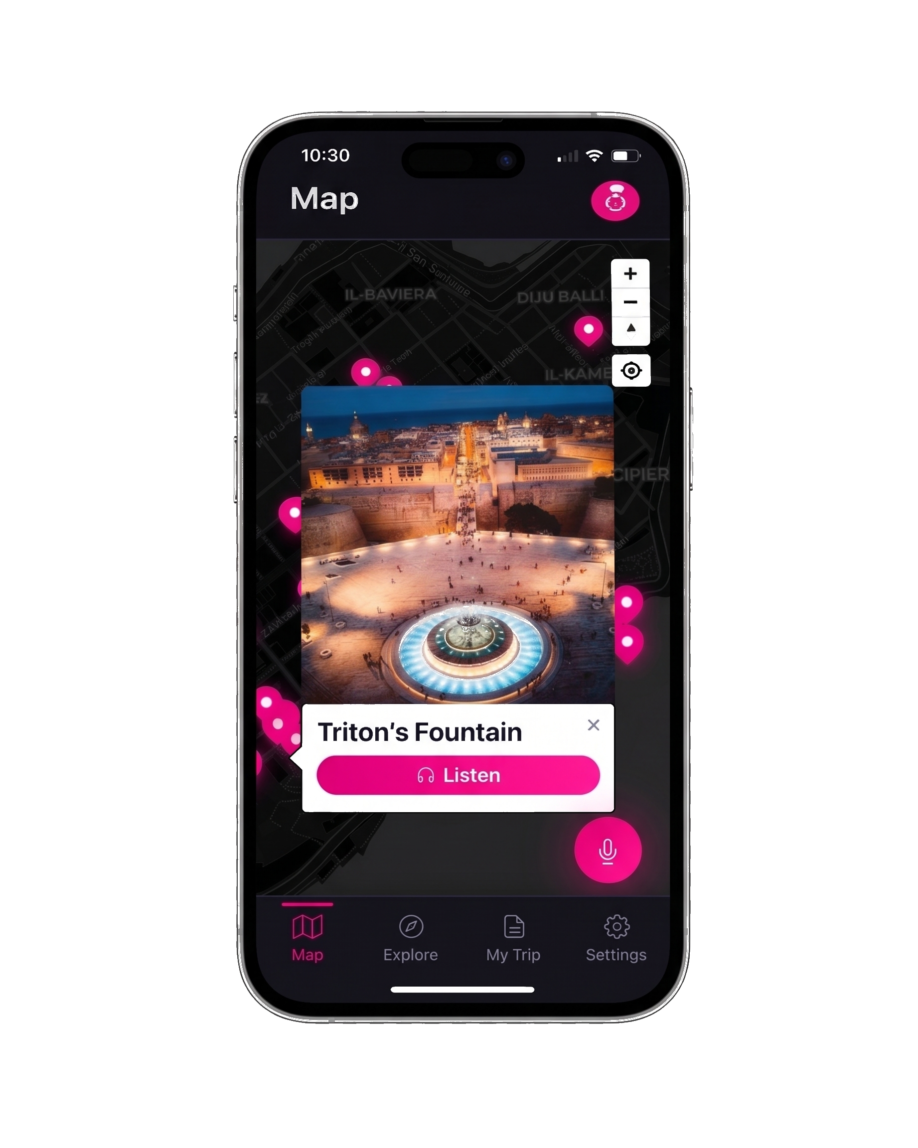 HearHere — AI Audio Tour Guide App