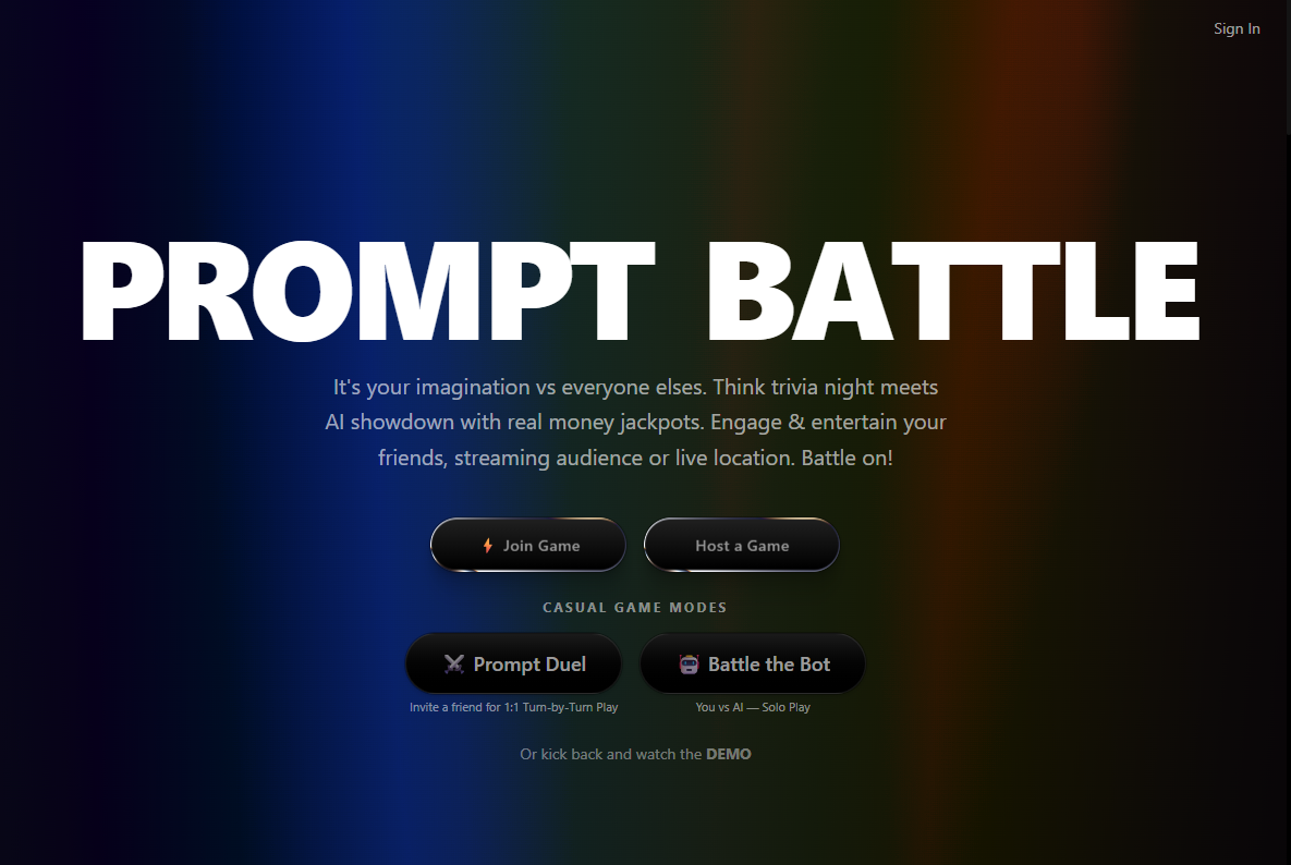 Prompt Battle — Your imagination vs everyone else's